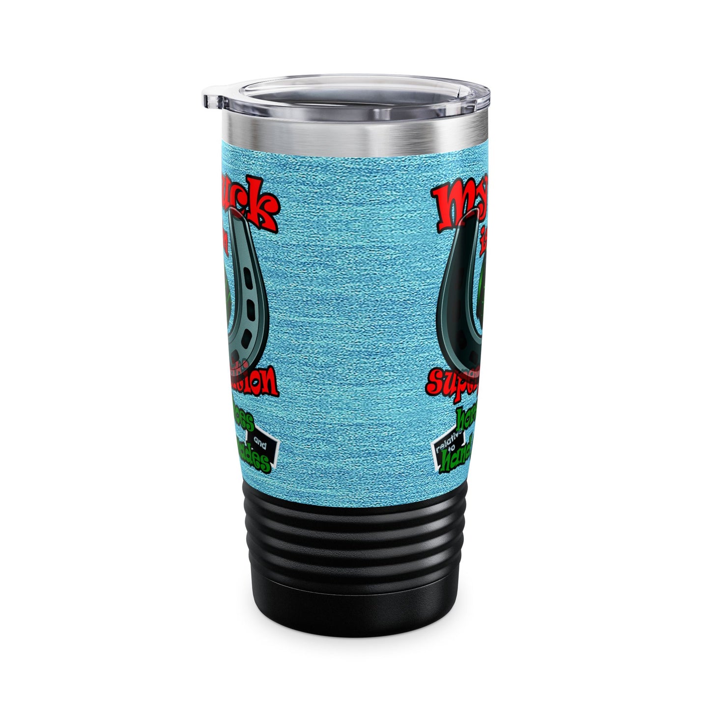 my luck - Ringneck Tumbler, 20oz (faded blue)