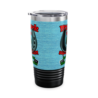 my luck - Ringneck Tumbler, 20oz (faded blue)