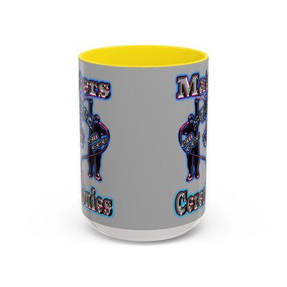 em cee squared - Accent Mug (light grey)