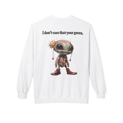 I don't care that your grey - Unisex Midweight Softstyle Fleece Crewneck Sweatshirt