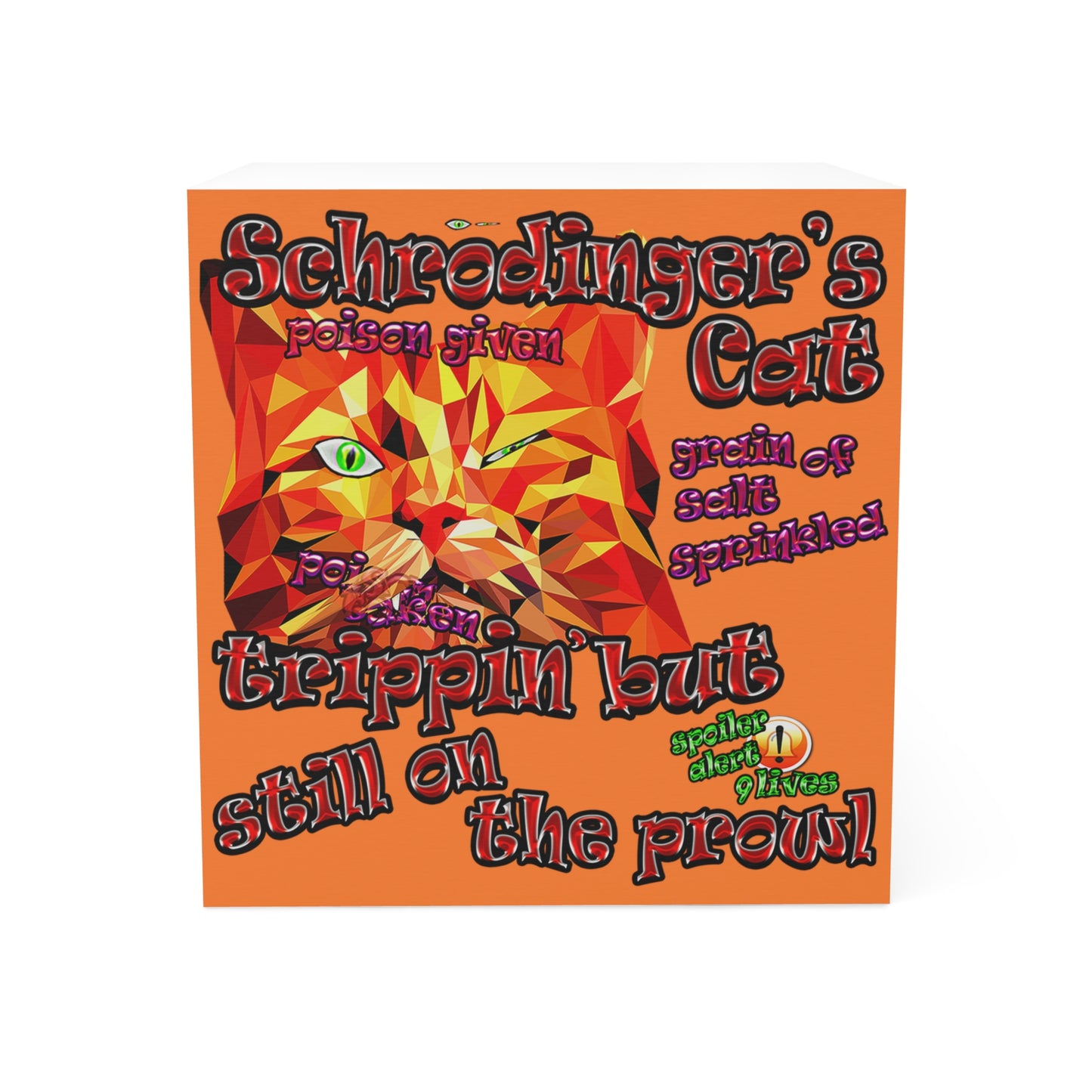 schrodinger's cat - note cube (crusta)