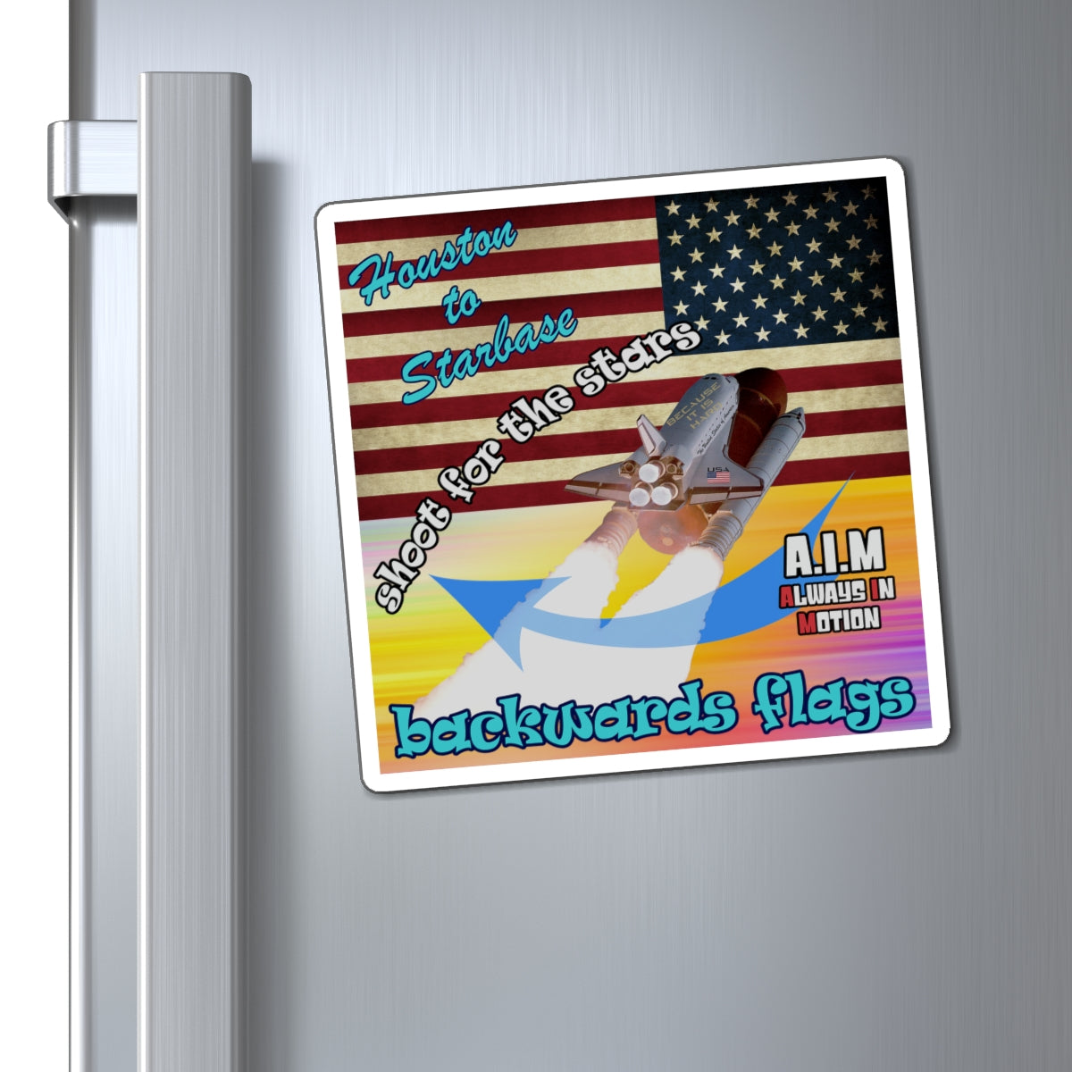 shoot for the stars - Magnets - (color blur)