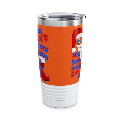 santa's shoes - Ringneck Tumbler, 20oz (orange)
