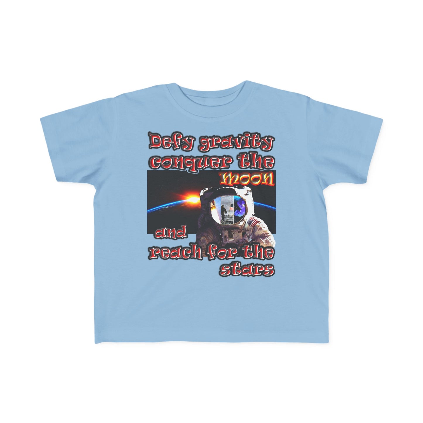 defy conquer reach - Toddler's Fine Jersey Tee