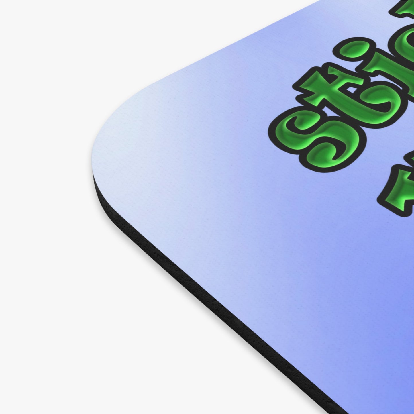 stick that in your pipe and smoke it - Mouse Pad (Rectangle) (blue-white wave)