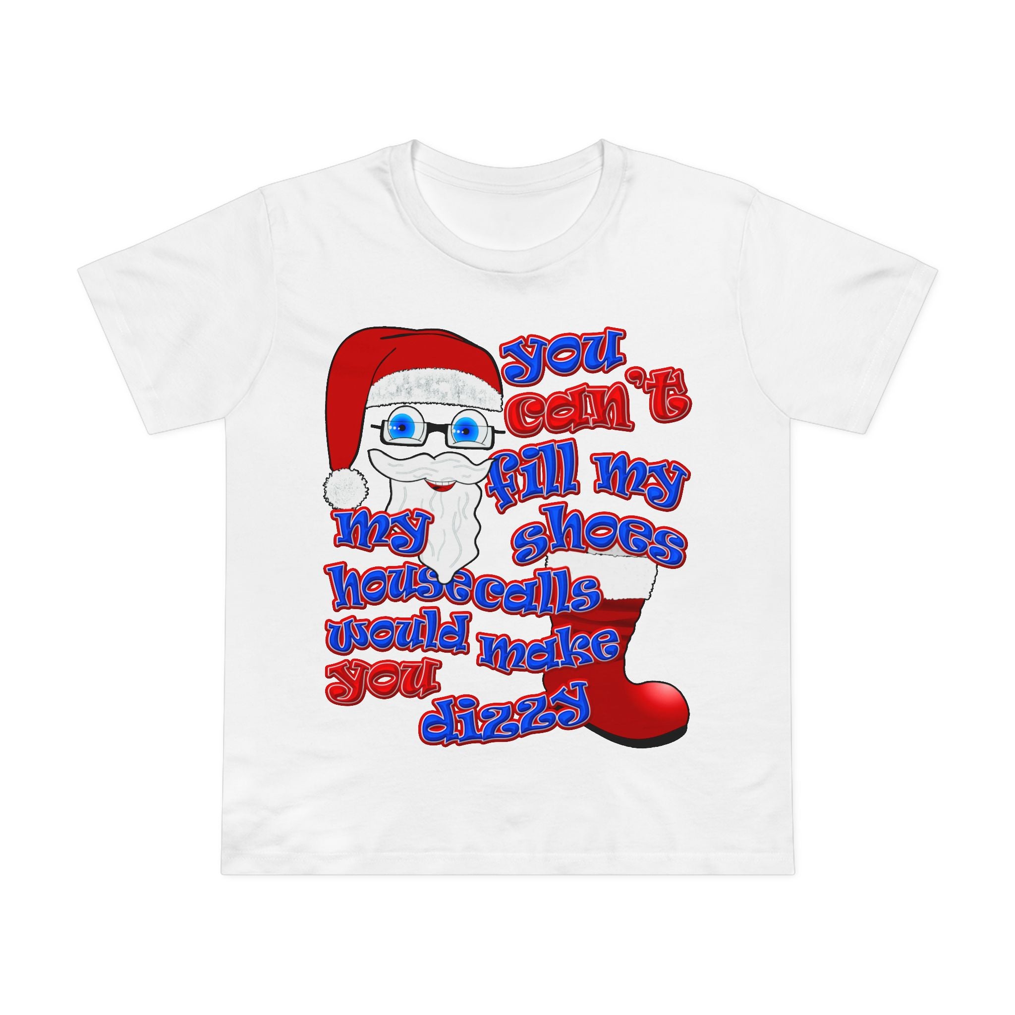 santa's shoes - Women’s Maple Tee