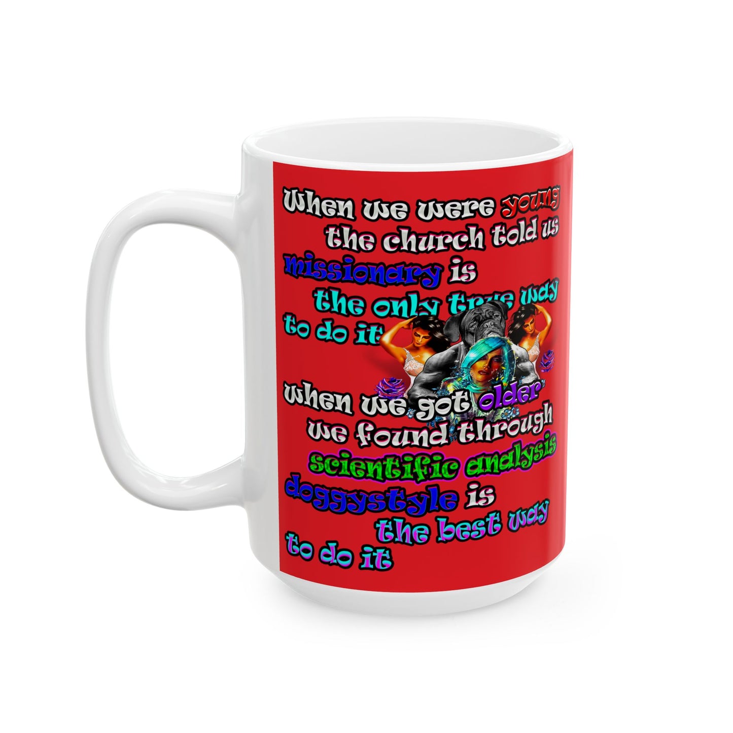 doggystyle - White Mug (red)