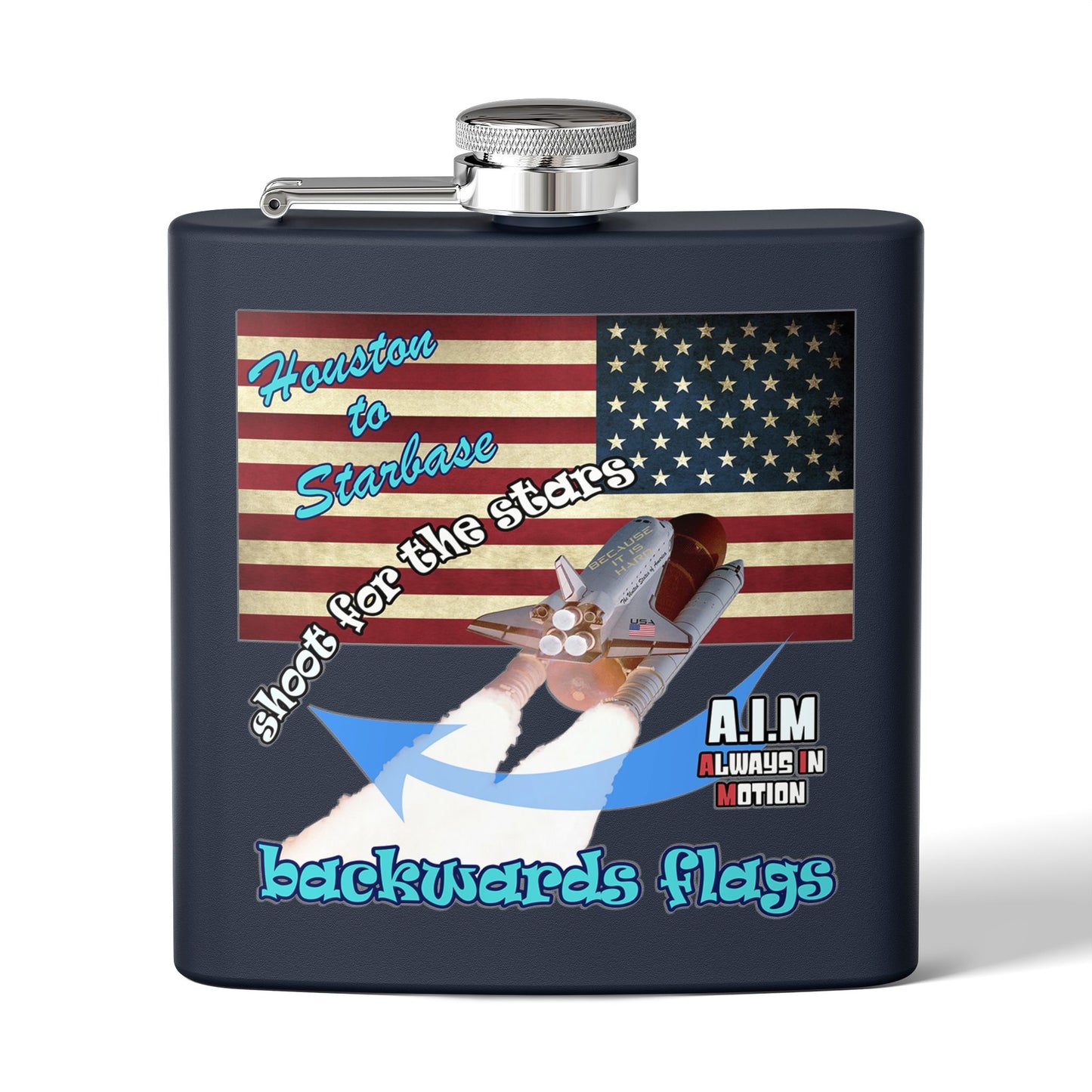 shoot for the stars - Stainless Steel Flask