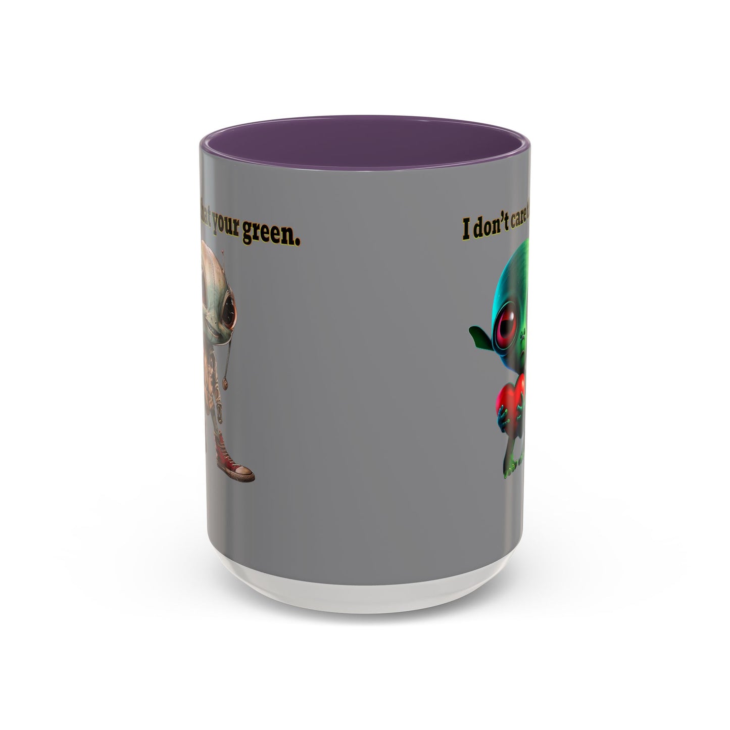 I don't care that your grey - Accent Mug (grey)