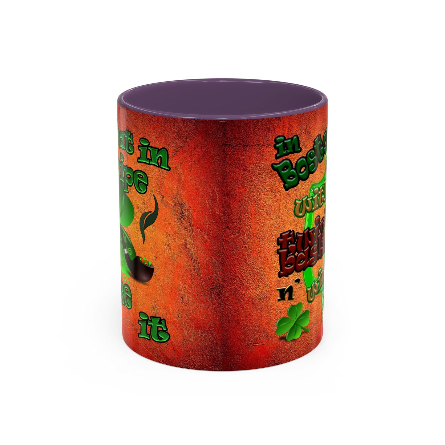 celtics logo - Accent Mug (burnt orange)