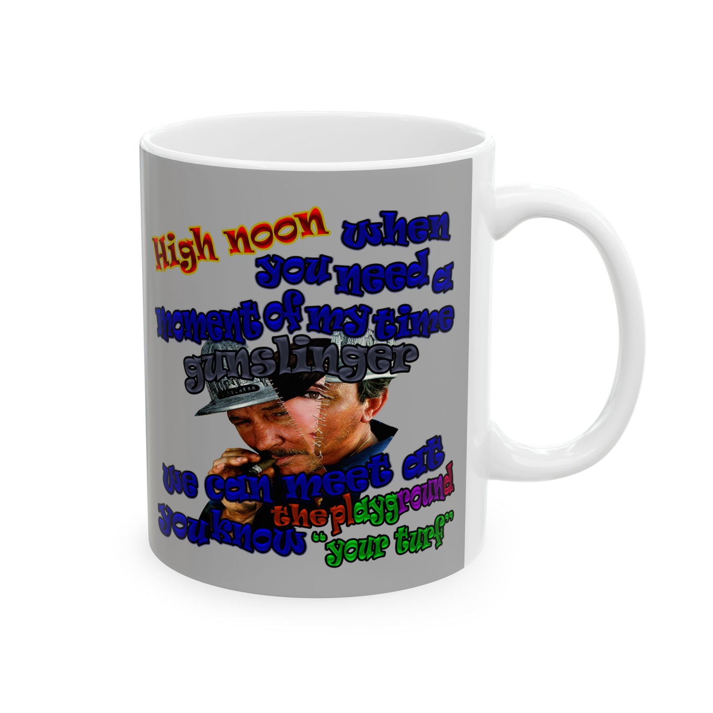 high noon - White Mug (light grey)