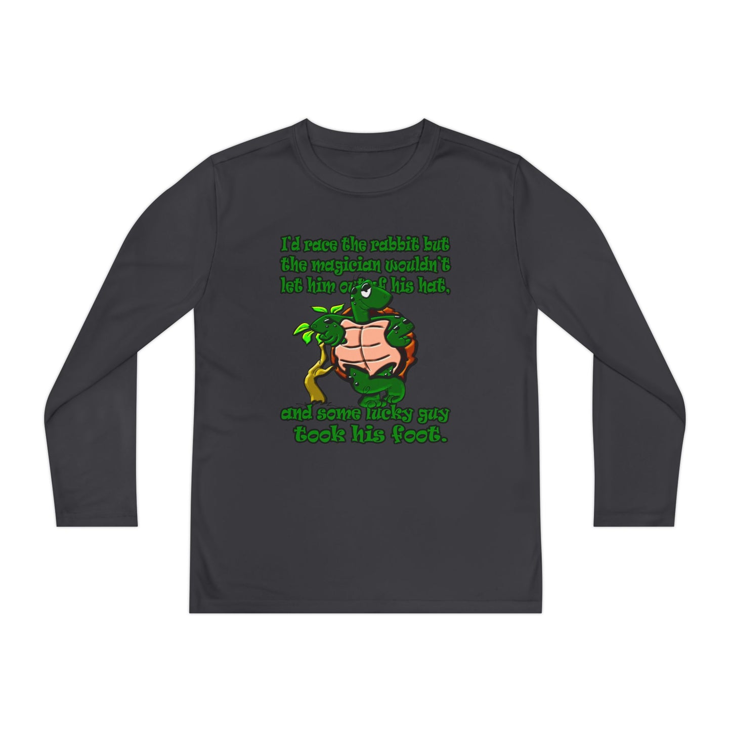 turtle race - Youth Long Sleeve Competitor Tee