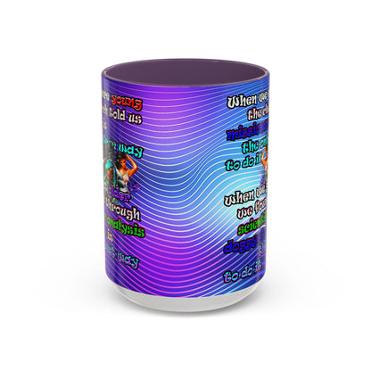 doggystyle - Accent Mug (purple wave)