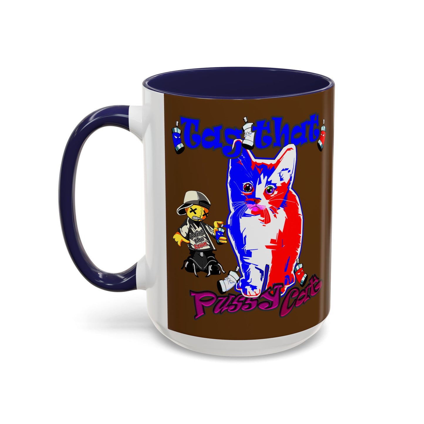 tag that - Accent Mug (brown)