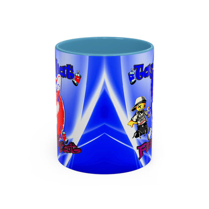 tag that - Accent Mug (blue-white wave)