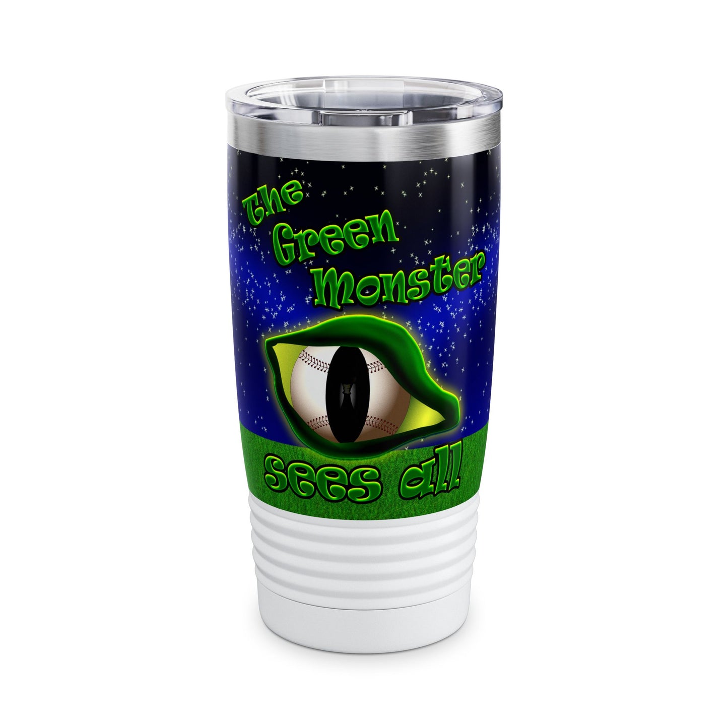 green monster - Ringneck Tumbler, 20oz ('snoops' background)