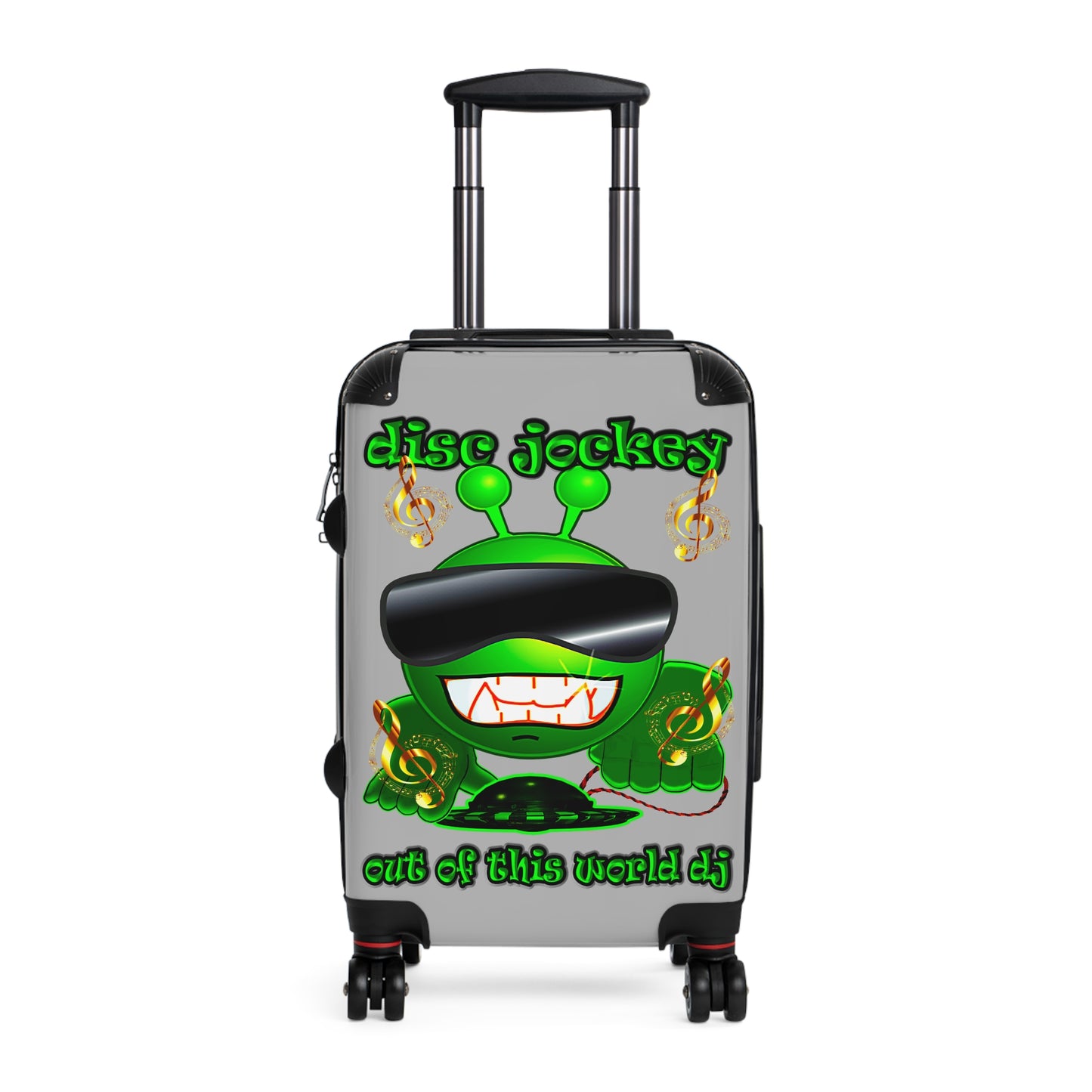 disc jockey - Suitcase (light grey)