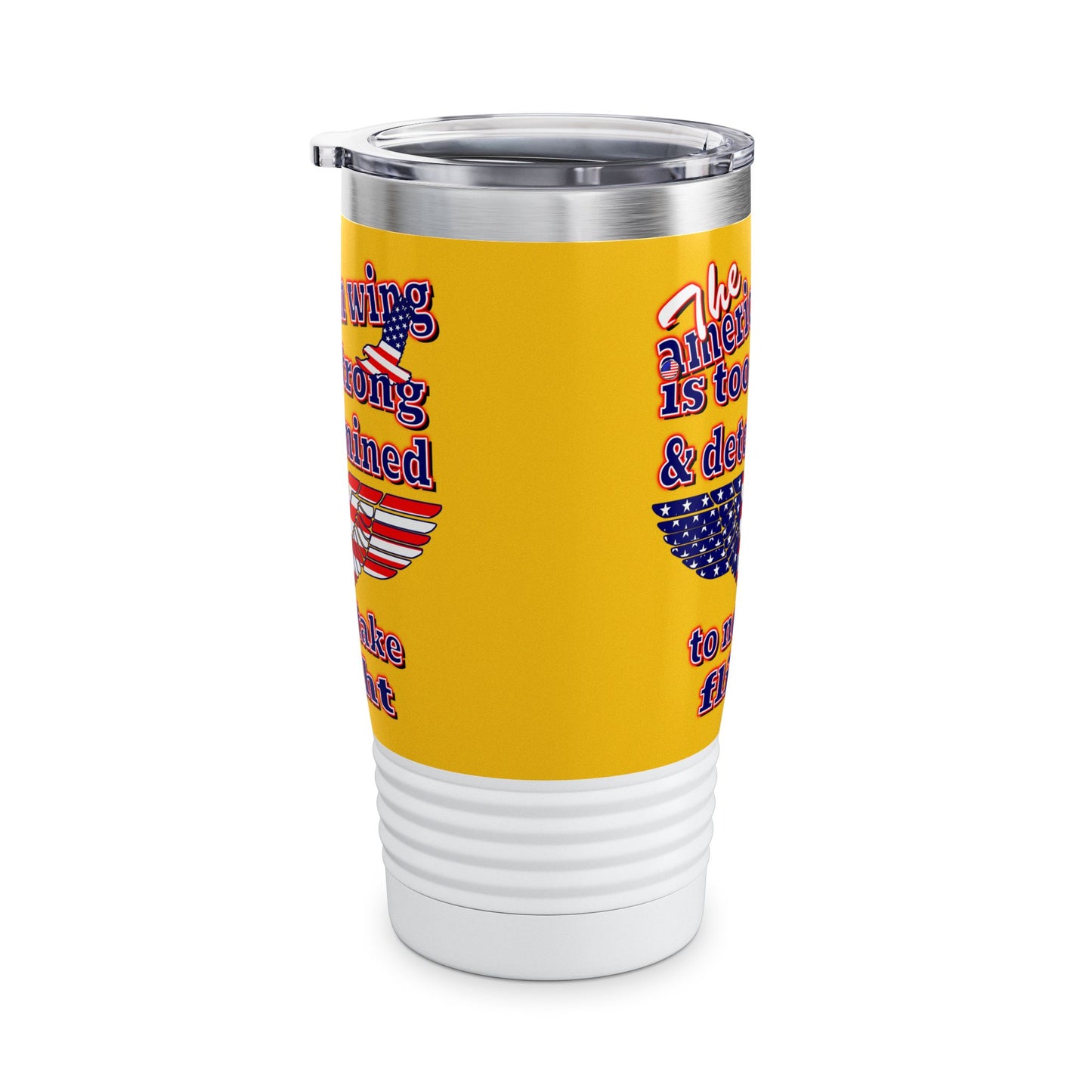 american wing - Ringneck Tumbler, 20oz (yellow)