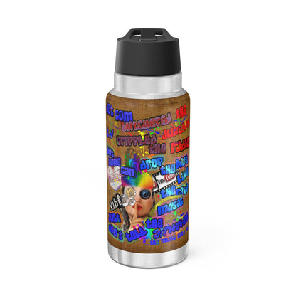 drop the beat - Gator Tumbler, 32oz  (brown papyrus)