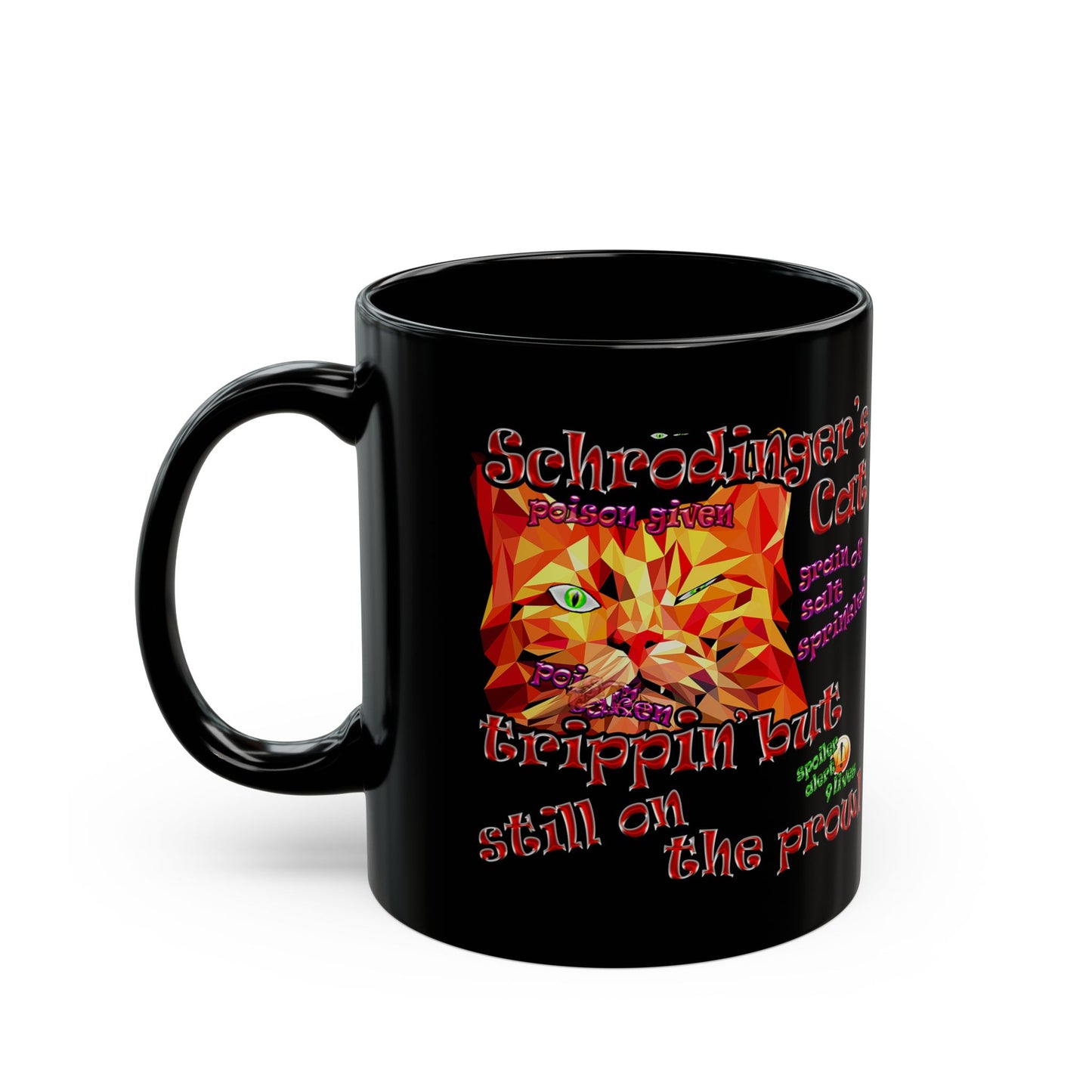 schrodinger's cat - Black Mug (black)
