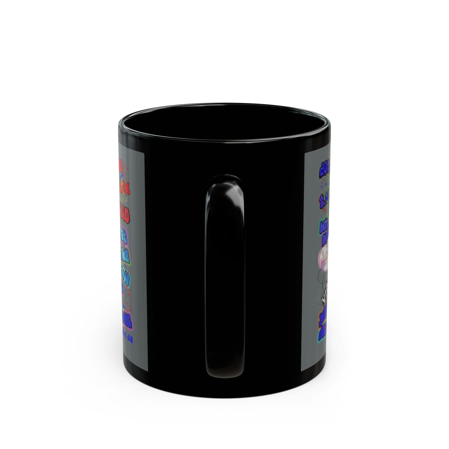 drop the beat - Black Mug (dark grey)