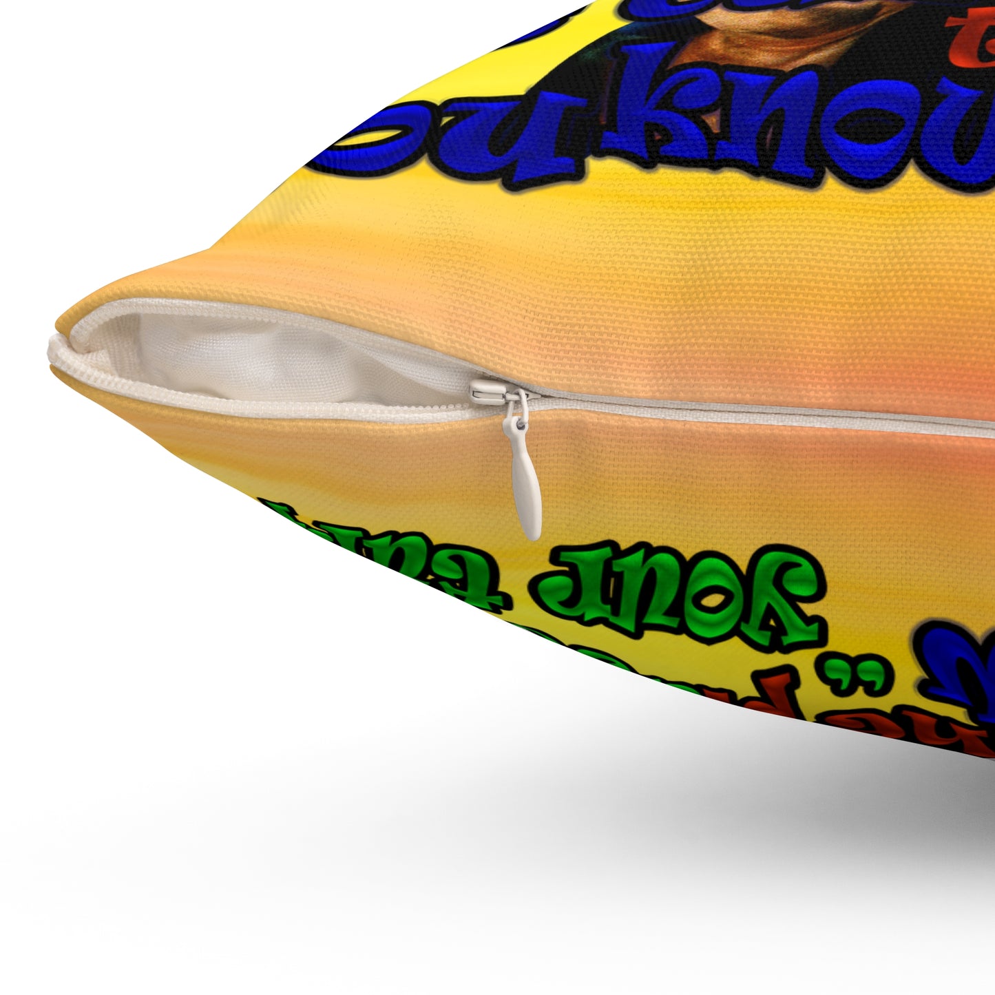 high noon - Spun Polyester Square Pillow - (color blur)
