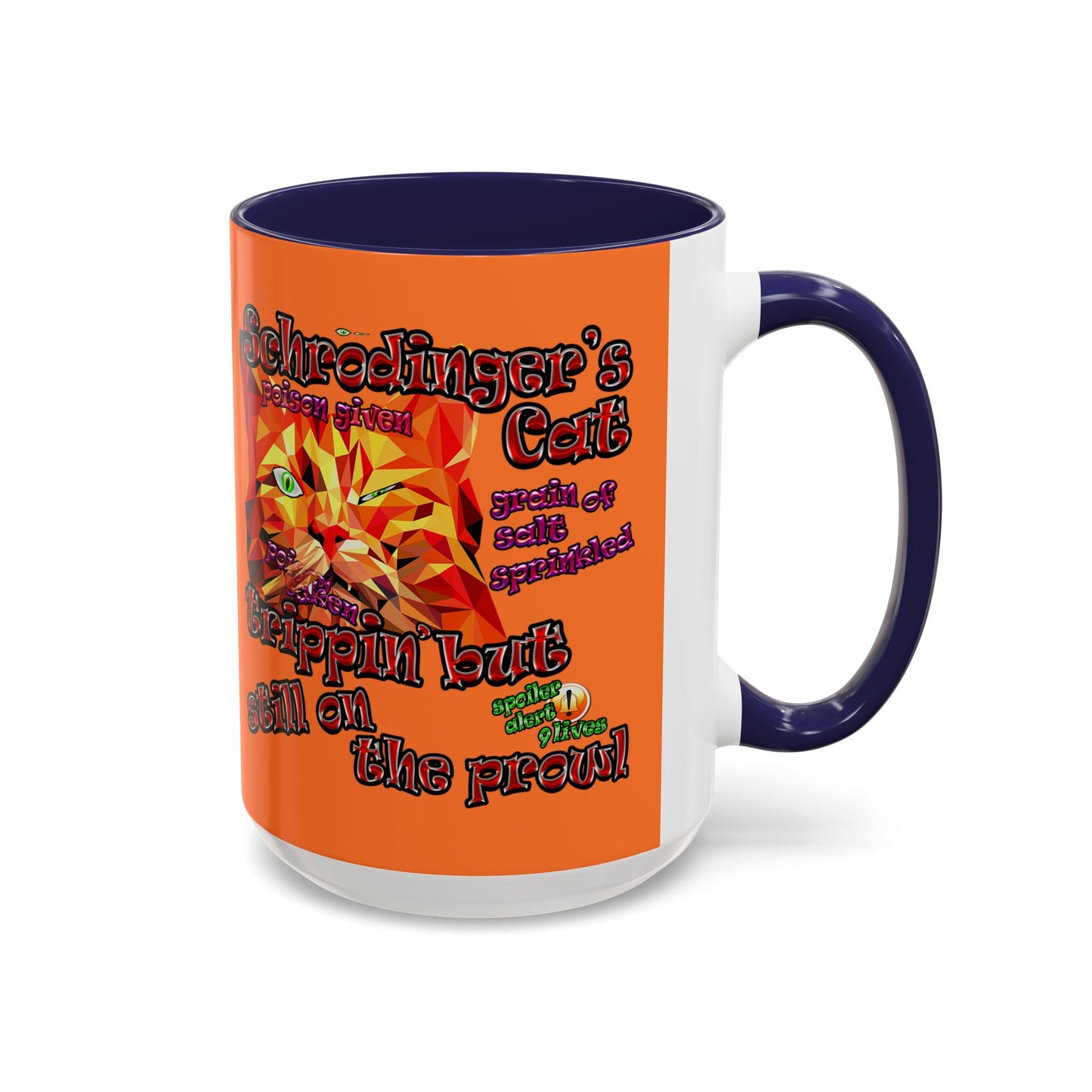 schrodinger's cat - Accent Mug (crusta)