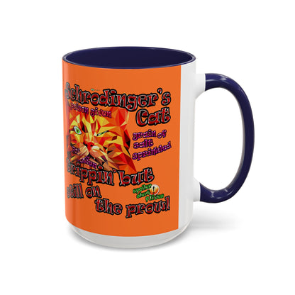 schrodinger's cat - Accent Mug (crusta)