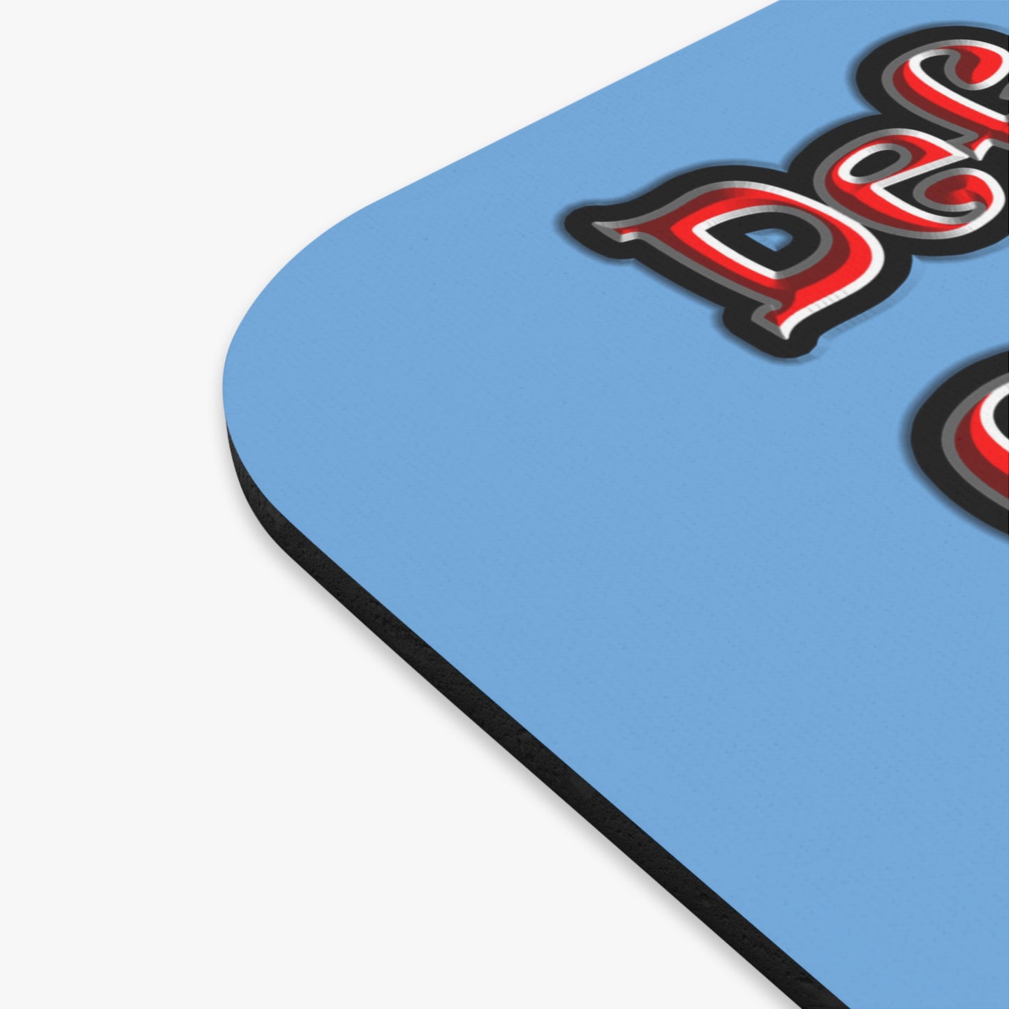defy conquer reach - Mouse Pad (Rectangle) (light blue)