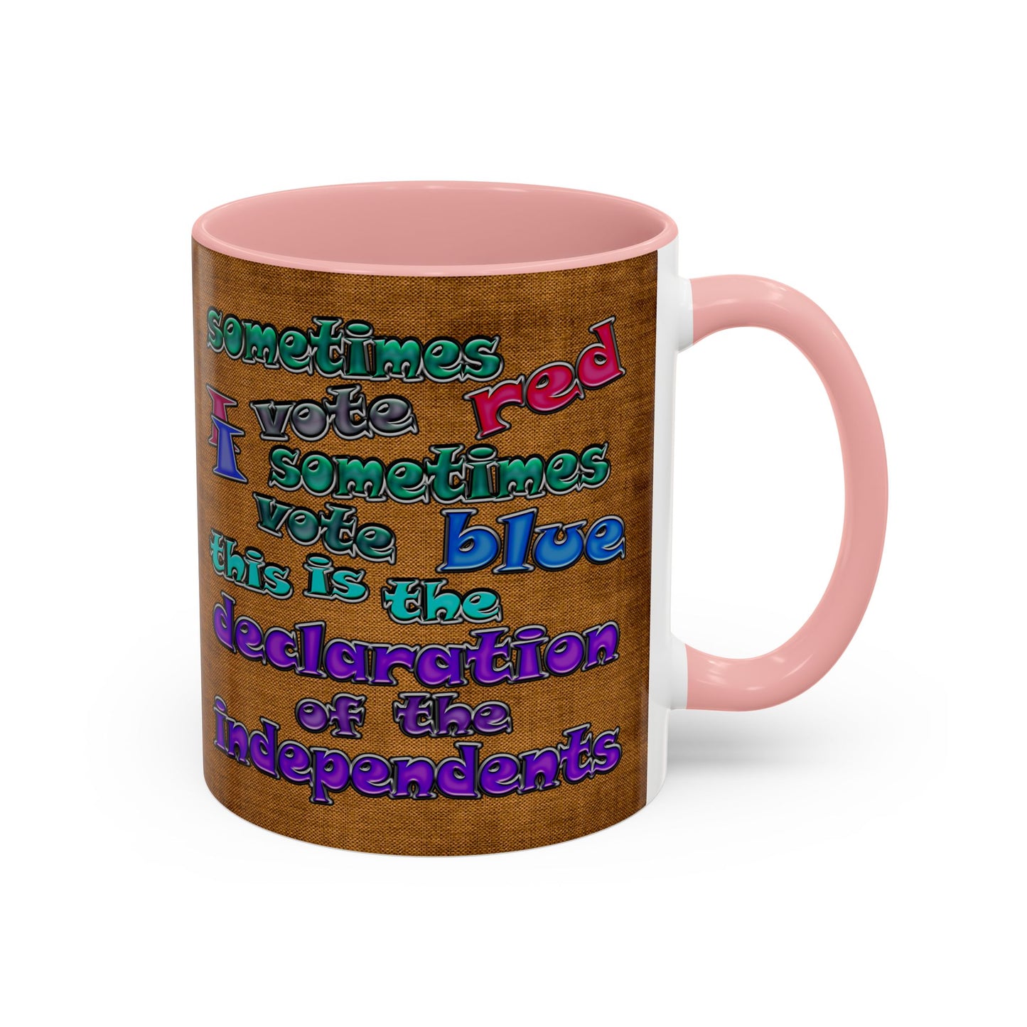 declaration of the independents - Accent Mug (brown papyrus)