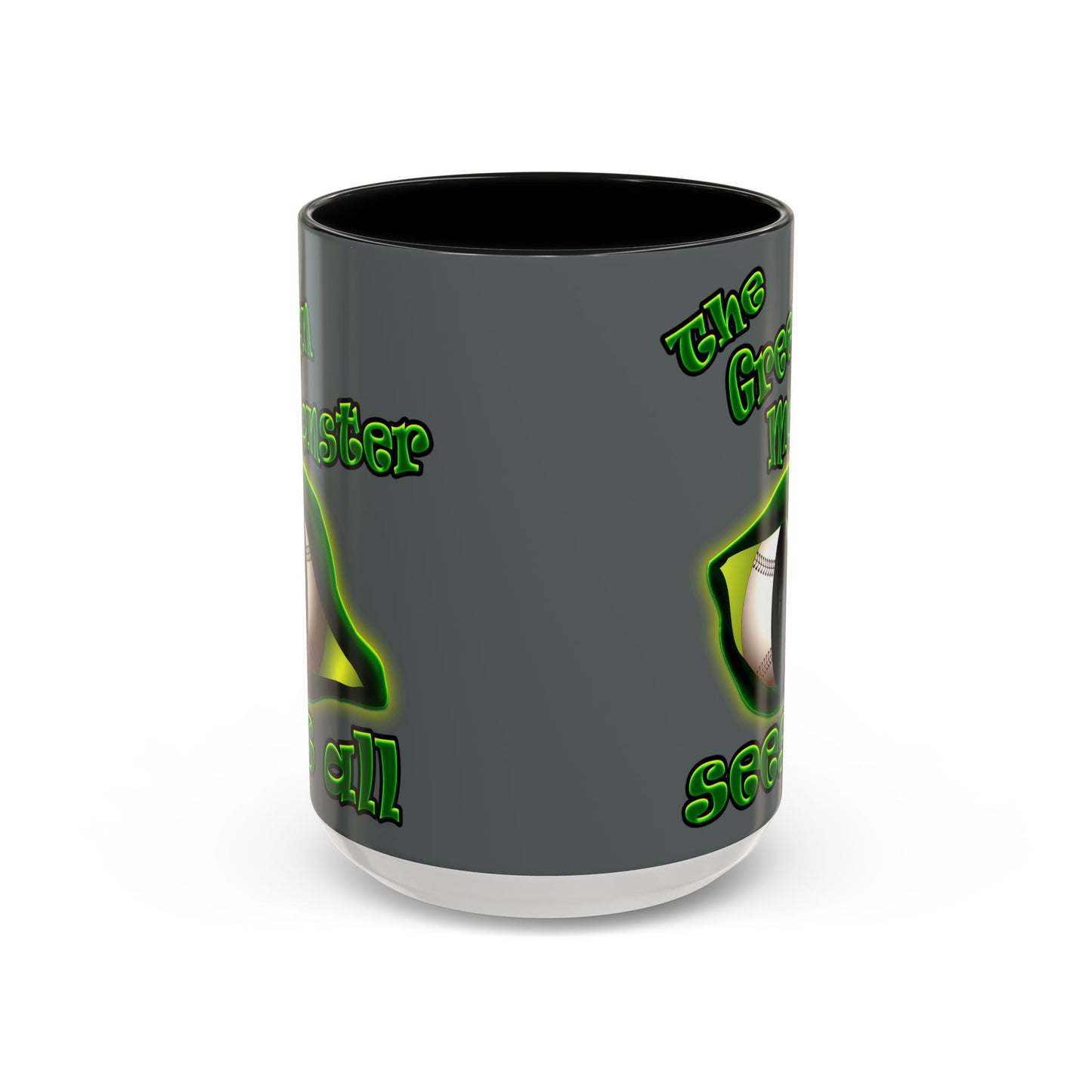 green monster - Accent Mug (dark grey)