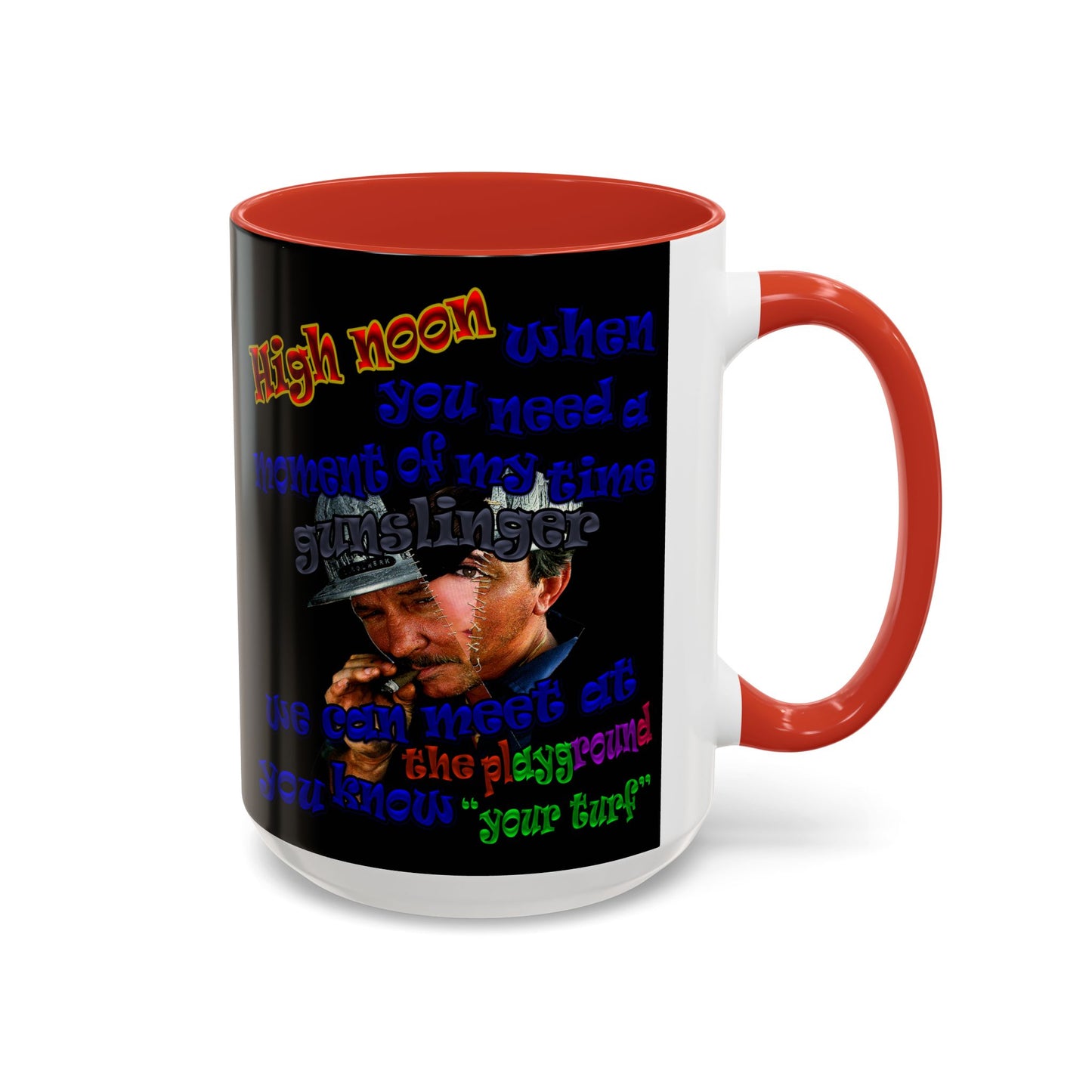 high noon - Accent Mug (black)