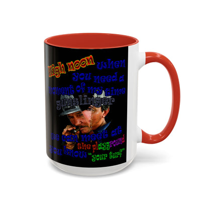 high noon - Accent Mug (black)