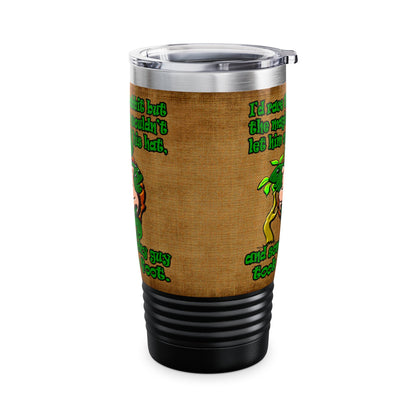 turtle race - Ringneck Tumbler, 20oz (brown papyrus)