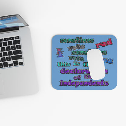 declaration of the independents - Mouse Pad (Rectangle) (light blue)