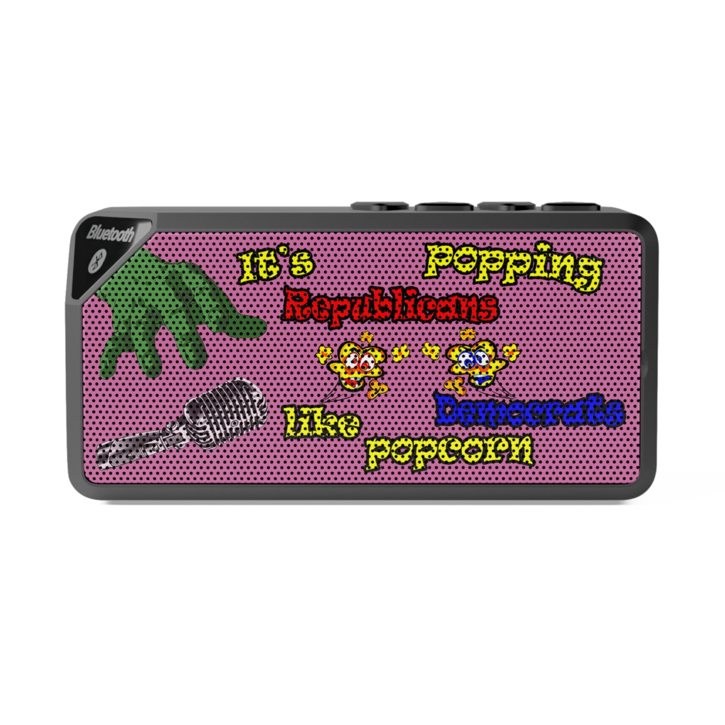 popping like popcorn - Jabba Bluetooth Speaker (light pink)