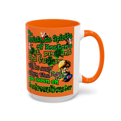 christmas spirits of boston - Accent Mug (crusta)