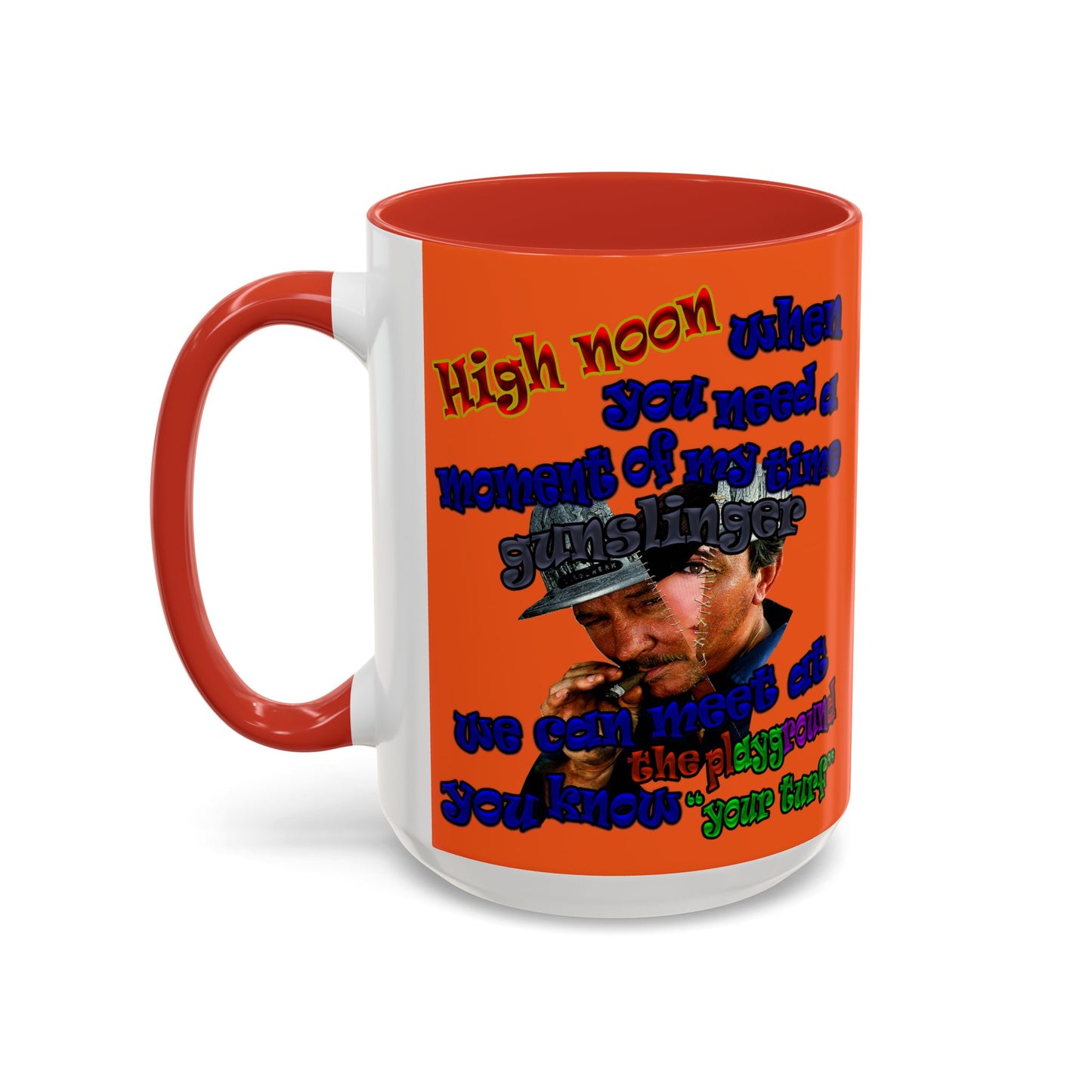 high noon - Accent Mug (orange)