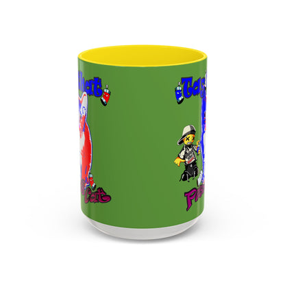 tag that - Accent Mug (green)