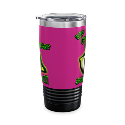 green monster - Ringneck Tumbler, 20oz (pink)