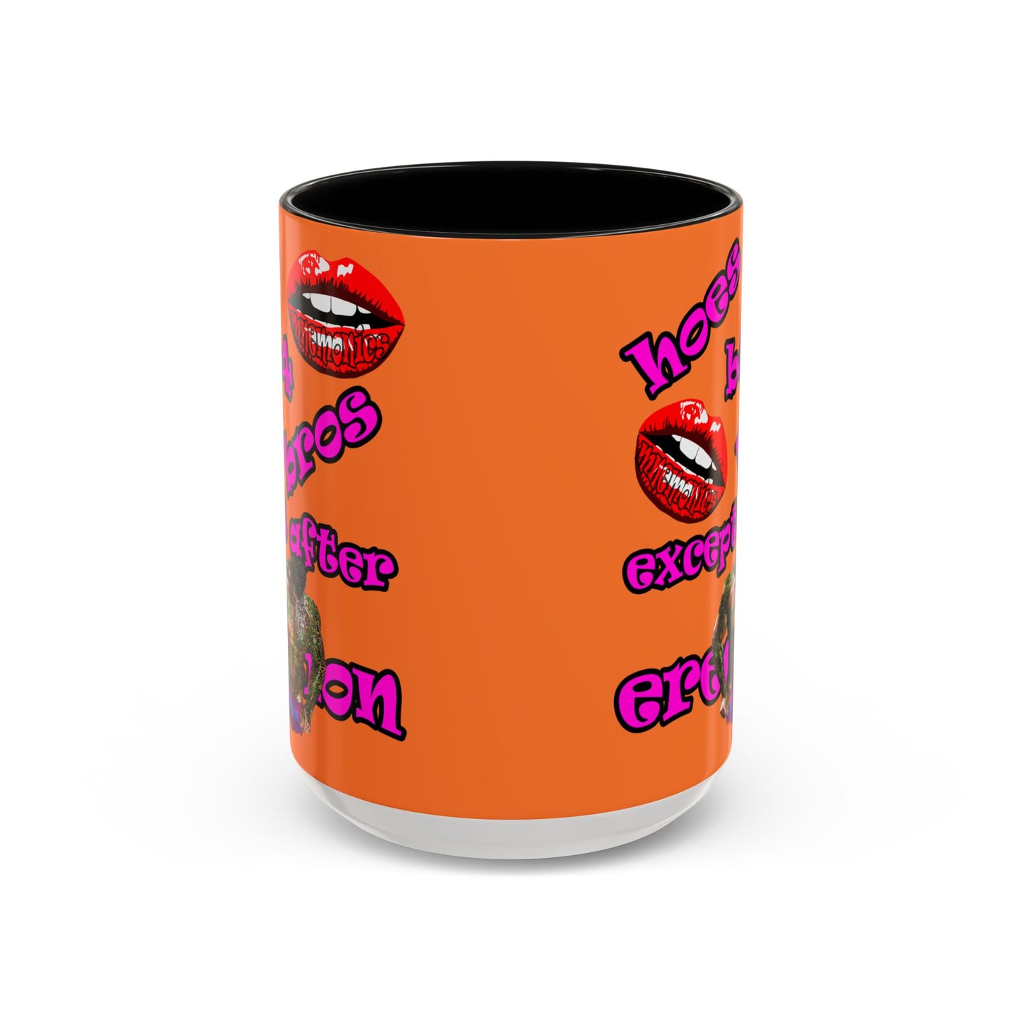 hoes b4 bros - Accent Mug (crusta)