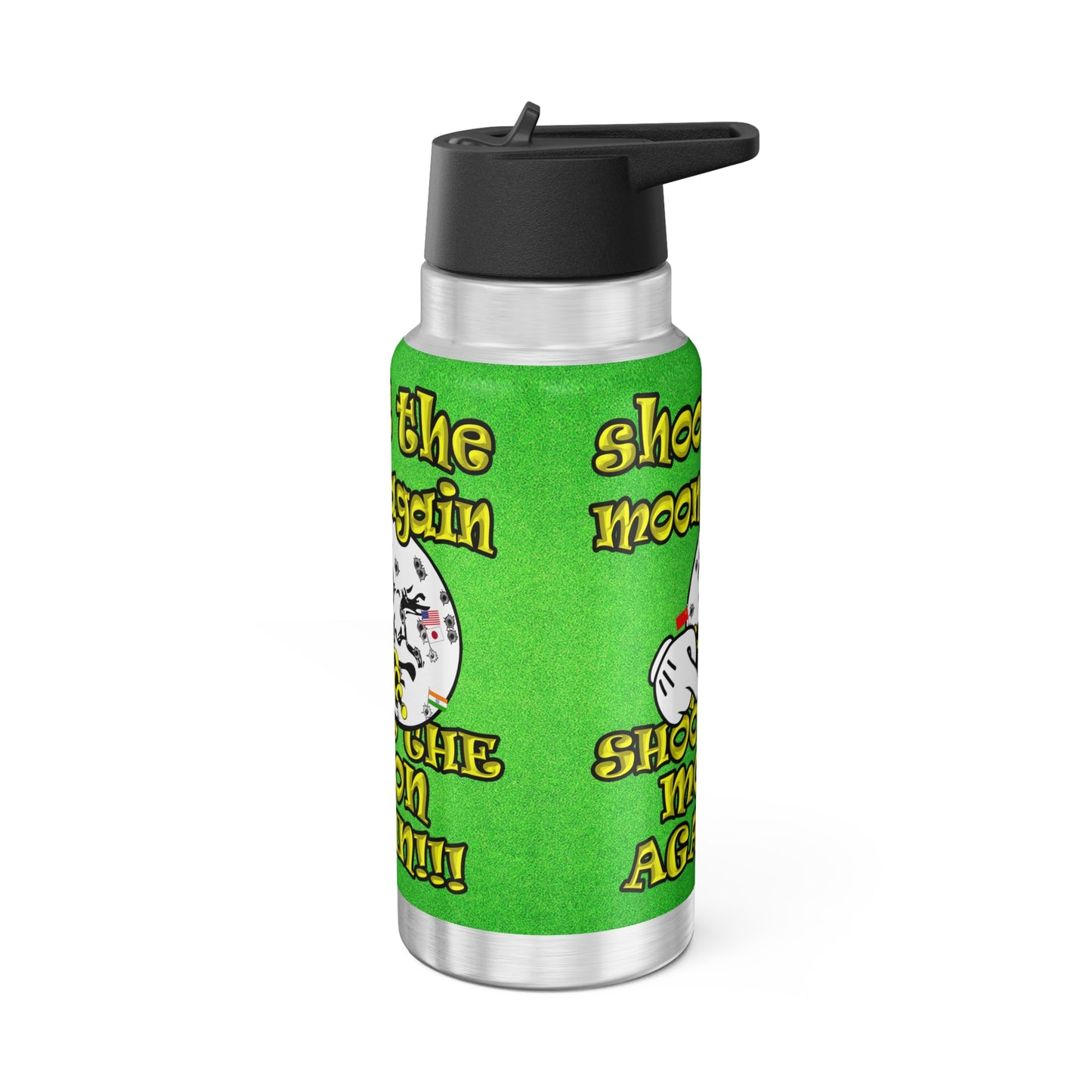 shoot the moon again - Gator Tumbler, 32oz  (green turf)