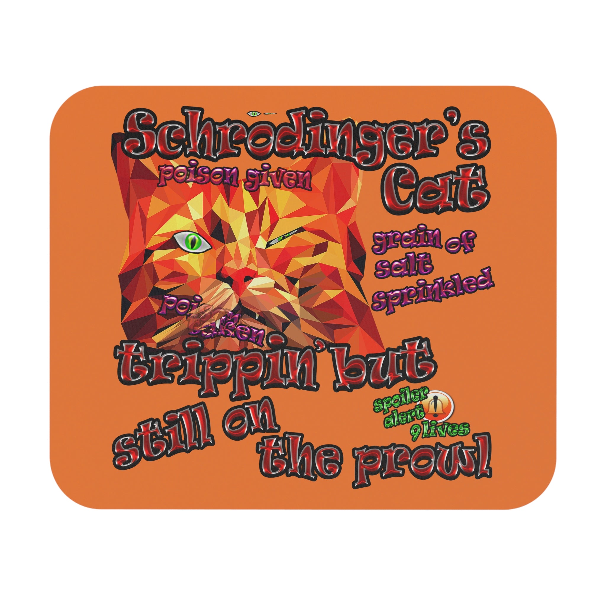 schrodinger's cat - Mouse Pad (Rectangle) (crusta)