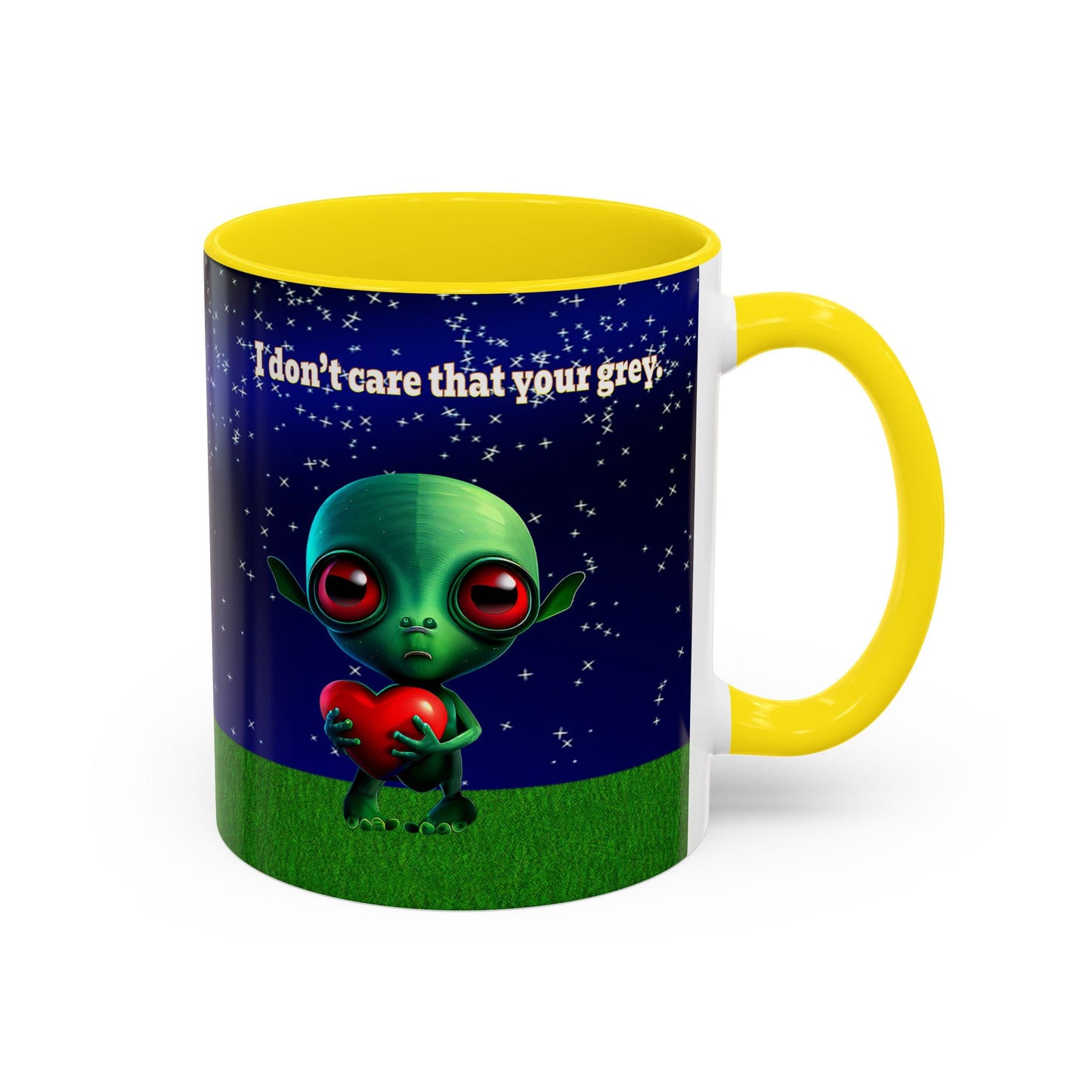 I don't care that your grey - Accent Mug ('snoops' background)