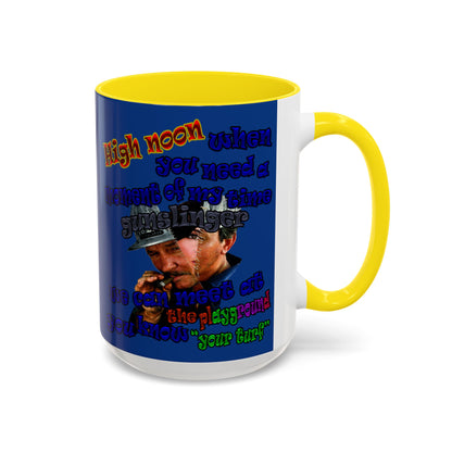 high noon - Accent Mug (dark blue)