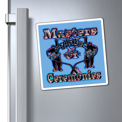 em cee squared - Magnets - (light blue)