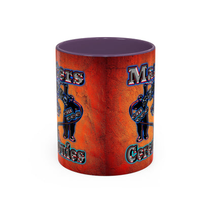 em cee squared - Accent Mug (burnt orange)