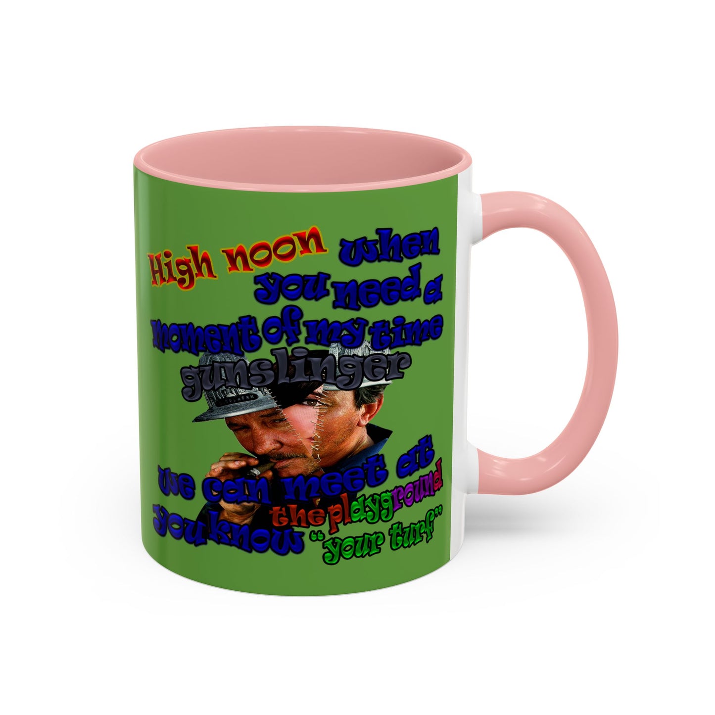 high noon - Accent Mug (green)