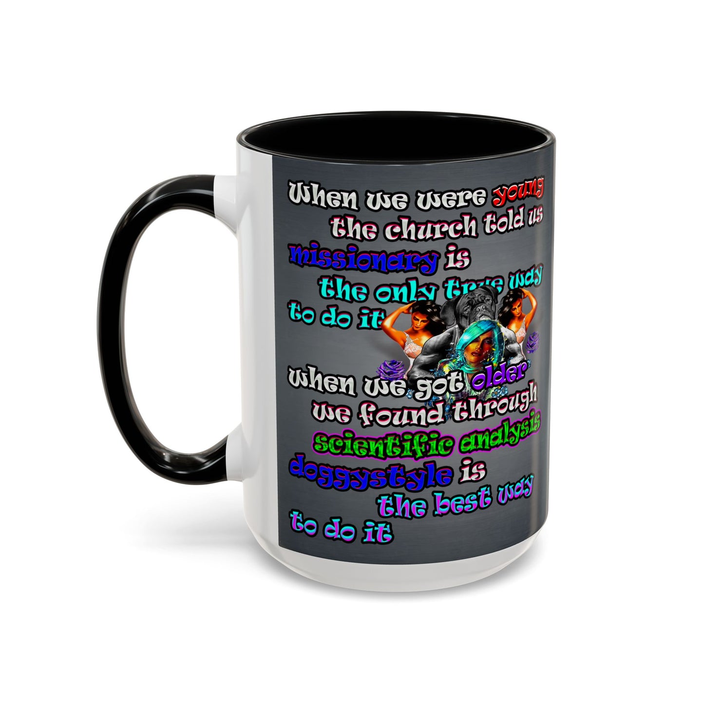 doggystyle - Accent Mug (grey-light grey)