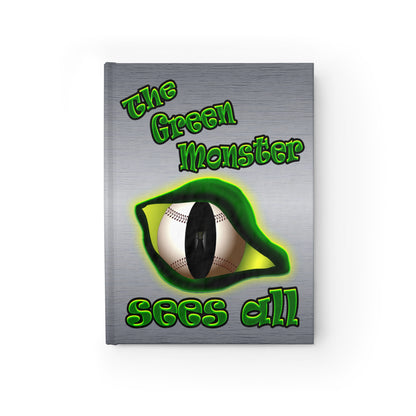 green monster - journal-lined (brushed nickel)